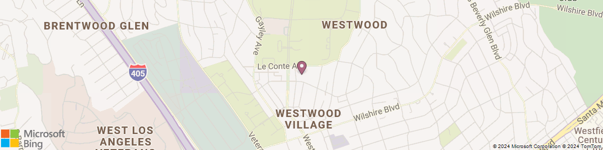 LA Westwood map