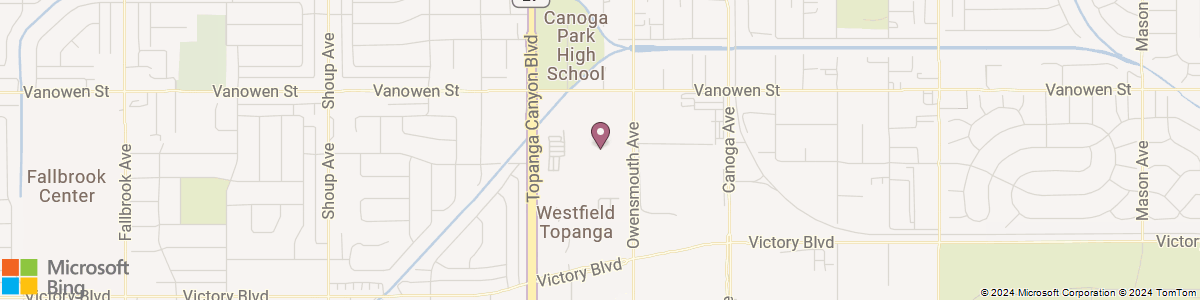 Los Angeles Topanga map