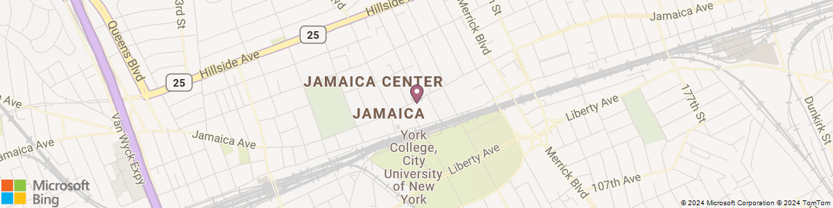 Queens Jamaica Avenue map