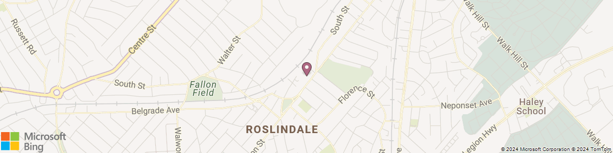 Boston Roslindale map